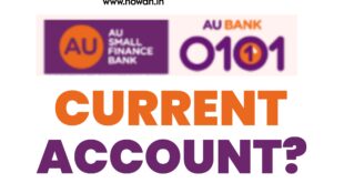 au small finance bank current account