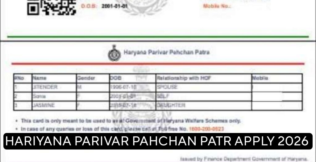 parivar pahchan